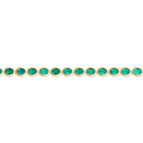 East-West Emerald Tennis Bracelet