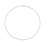 4.55ct Tri Claw Diamond Tennis Necklace