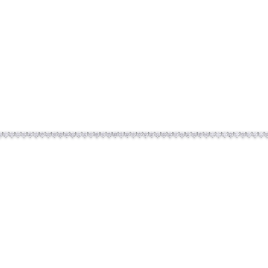 5.70ct Tri Claw Diamond Tennis Necklace