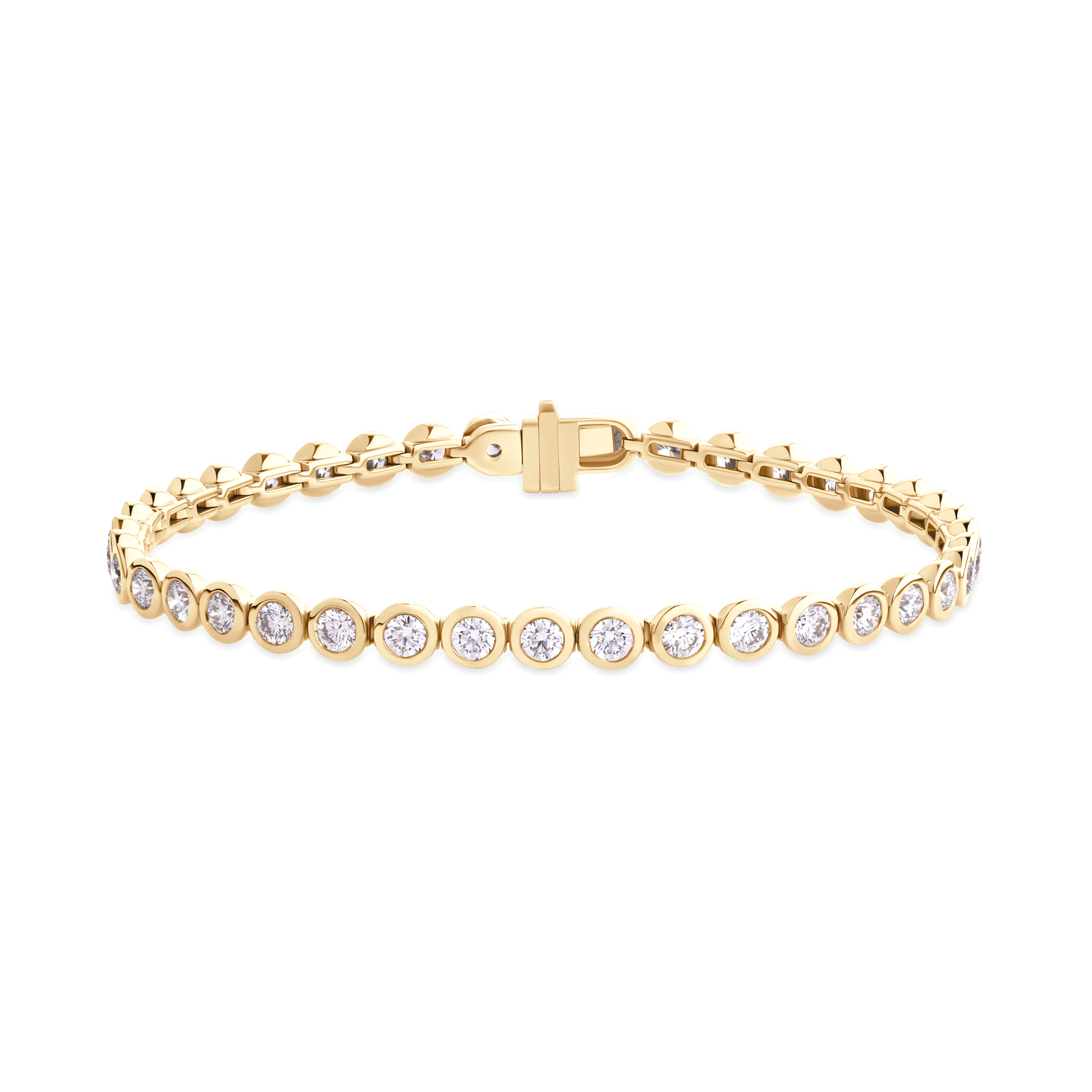 Classic Bezel Set Tennis Bracelet