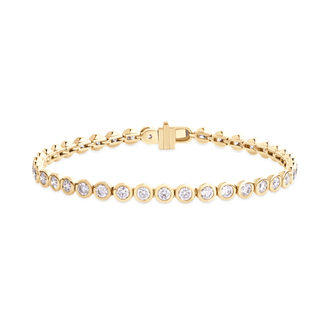 Classic Bezel Set Tennis Bracelet