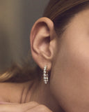 1ct Diamond Hoop Earrings in 18ct Gold