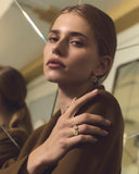 Two Stone Diamond Ring in 18ct Yellow Gold