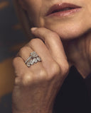 Asscher Cut Diamond Engagement Ring in Platinum