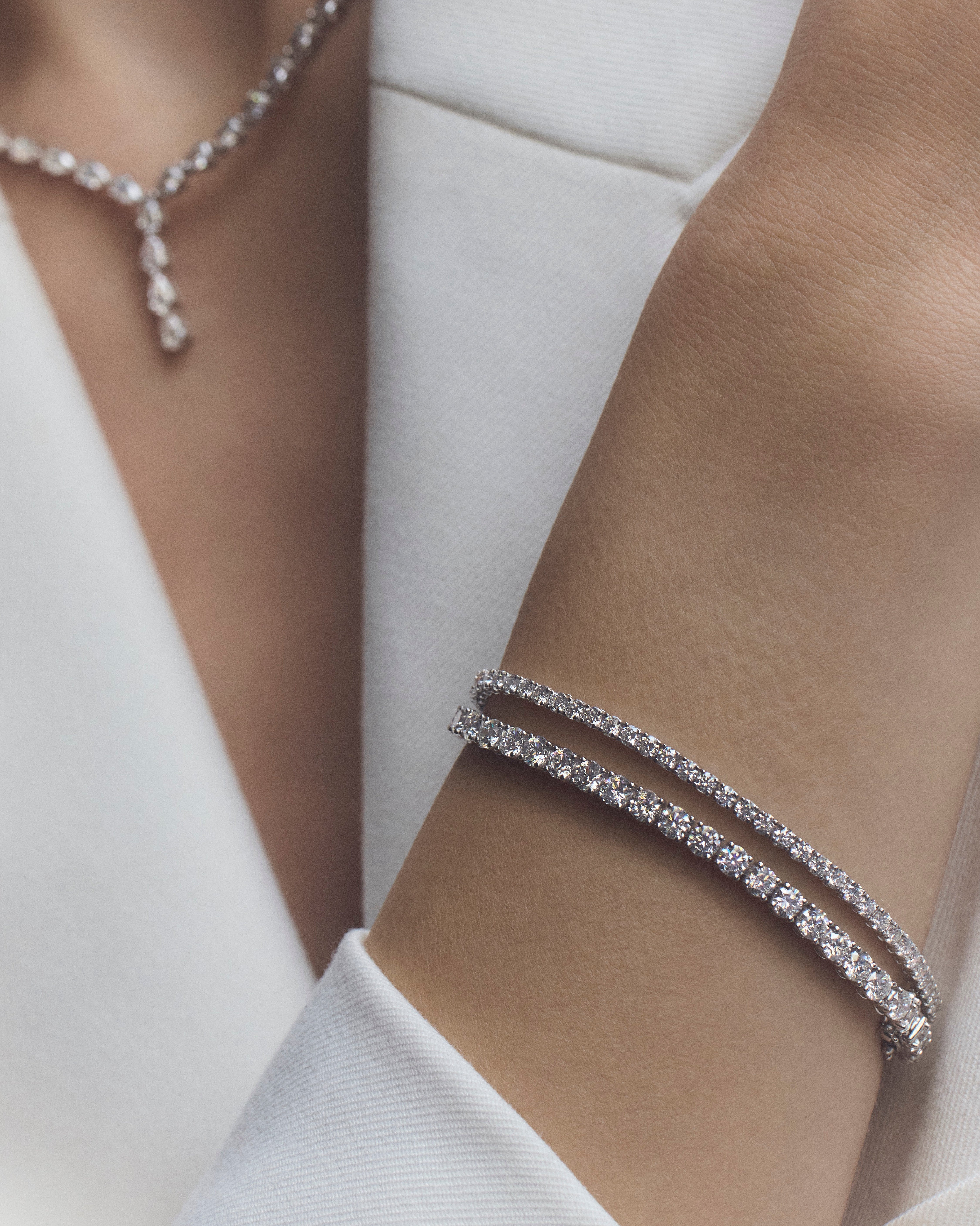 9.60ct Classic Diamond Tennis Bracelet