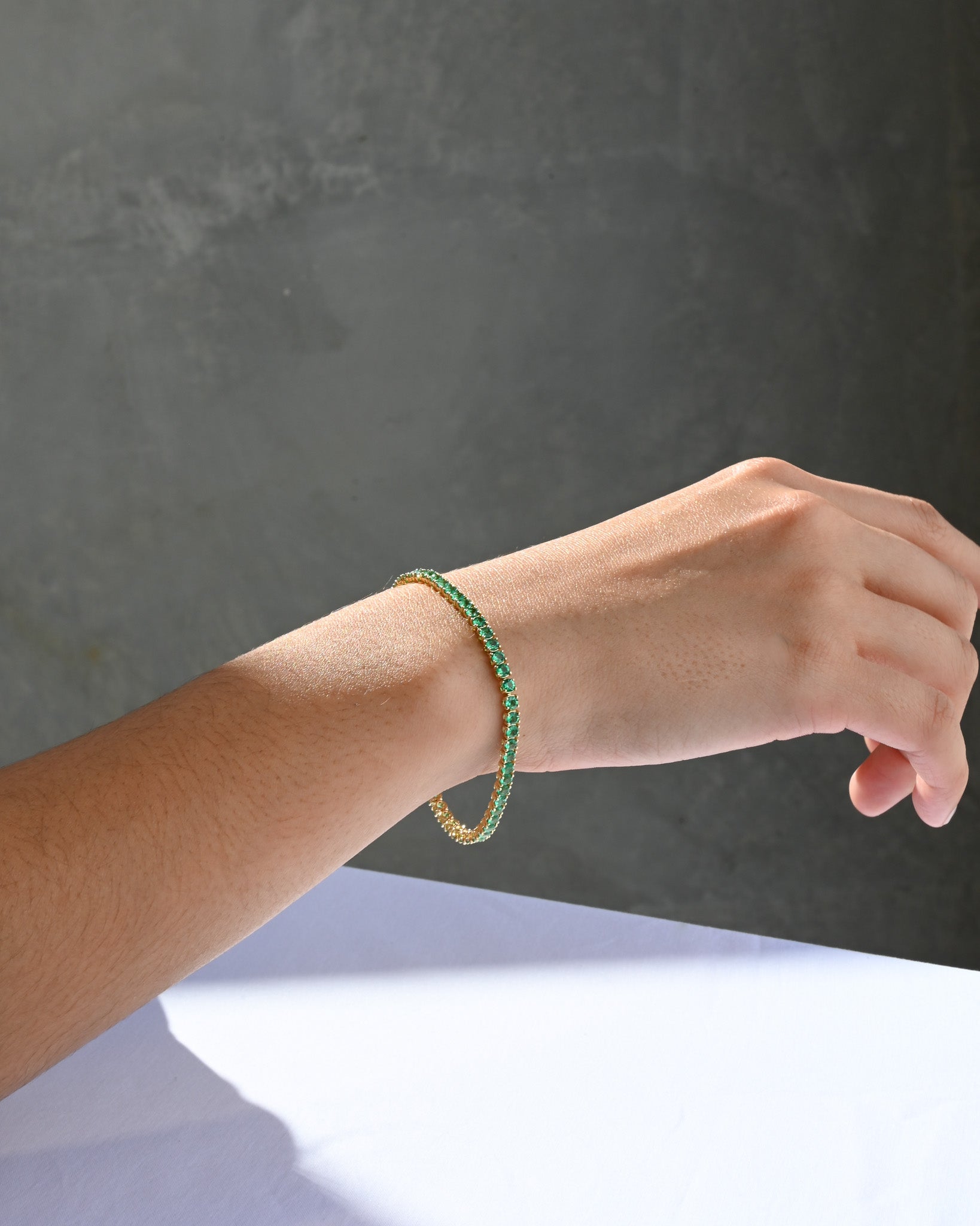 Emerald Tennis Bracelet