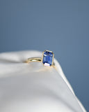 Bezel Set Ceylon Sapphire Ring