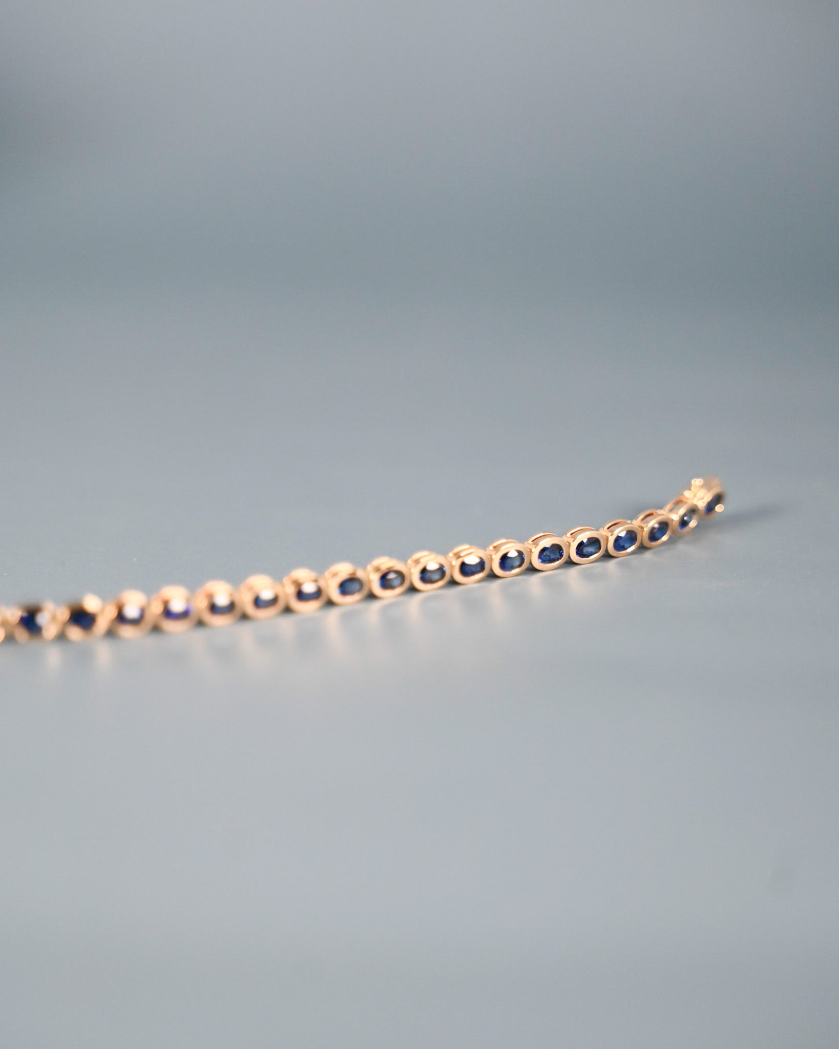 East–West Sapphire Tennis Bracelet