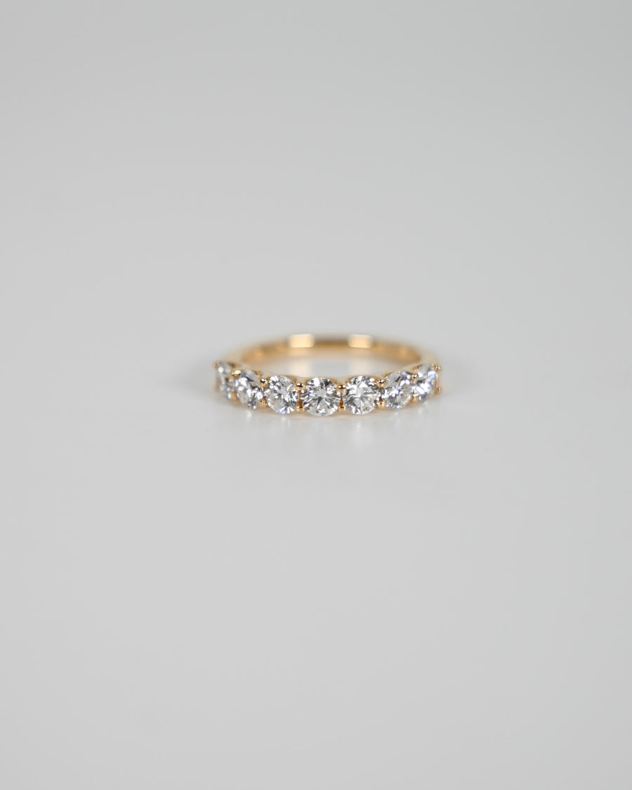 Round Brilliant Cut Diamond Eternity Ring in 18ct Yellow Gold