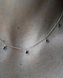Sapphire Drop Necklace