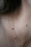 Ruby Drop Necklace