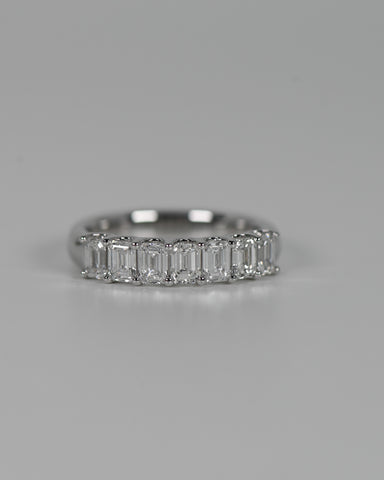 1.47ct Emerald Cut Eternity Band