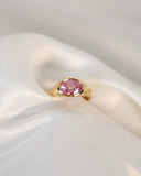 2.16ct Oval Cut Padparadscha Sapphire Ring