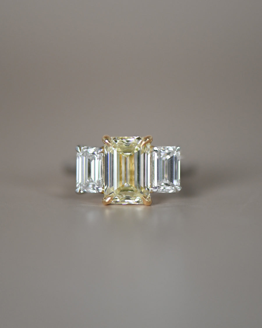 Yellow Diamond Trilogy Ring