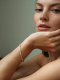Oval Diamond Tennis Bracelet