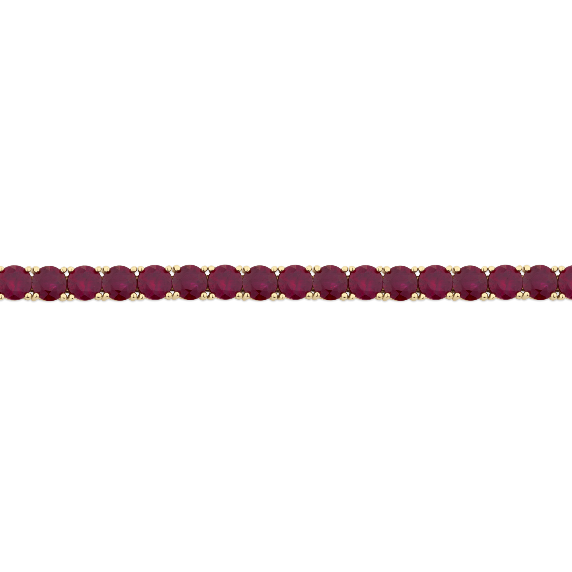 11.3ct Ruby Tennis Bracelet in 18ct Yellow Gold
