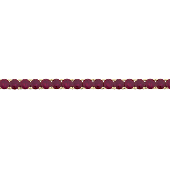 11.3ct Ruby Tennis Bracelet in 18ct Yellow Gold