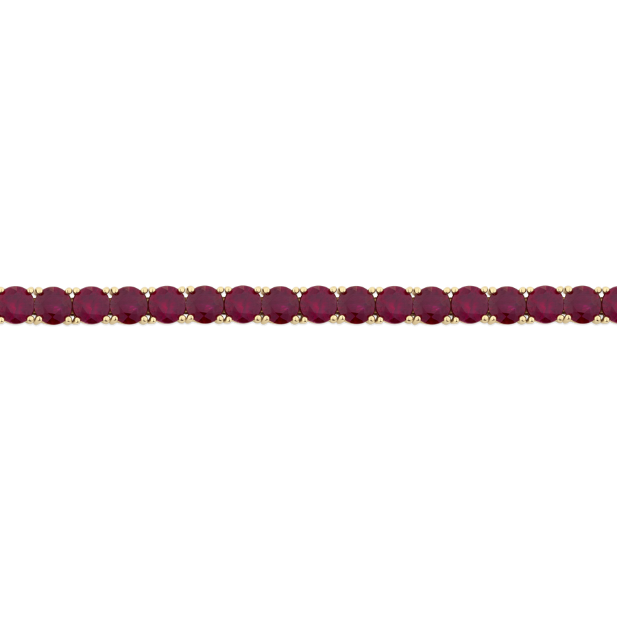 11.3ct Ruby Tennis Bracelet in 18ct Yellow Gold