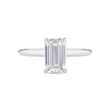 AG.08 | Emerald Cut Solitaire Engagement Ring