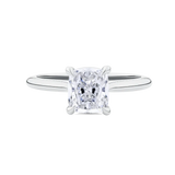 Cushion Cut Engagement Ring in Platinum