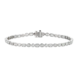 Tri Diamond Bezel Bracelet