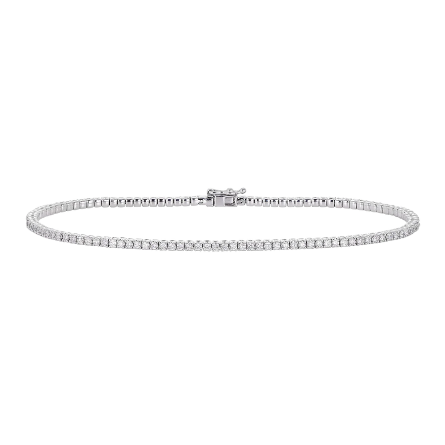 2ct Diamond Tennis Bracelet in 18ct White Gold