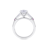 1.51ct Round Brilliant Diamond Three-Stone Ring in Platinum