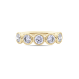 Bezel Set Round Diamond Eternity Band