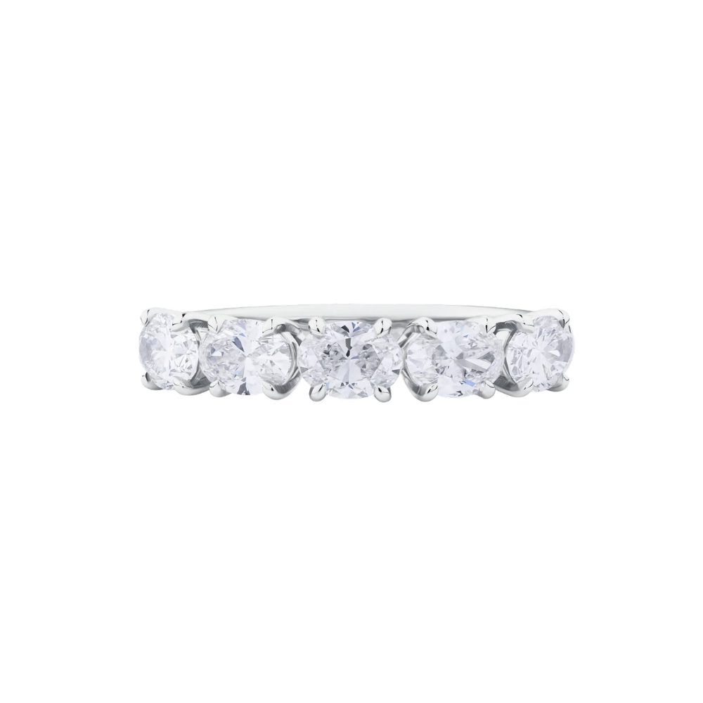 1.58ct Oval Cut East-West Eternity Band