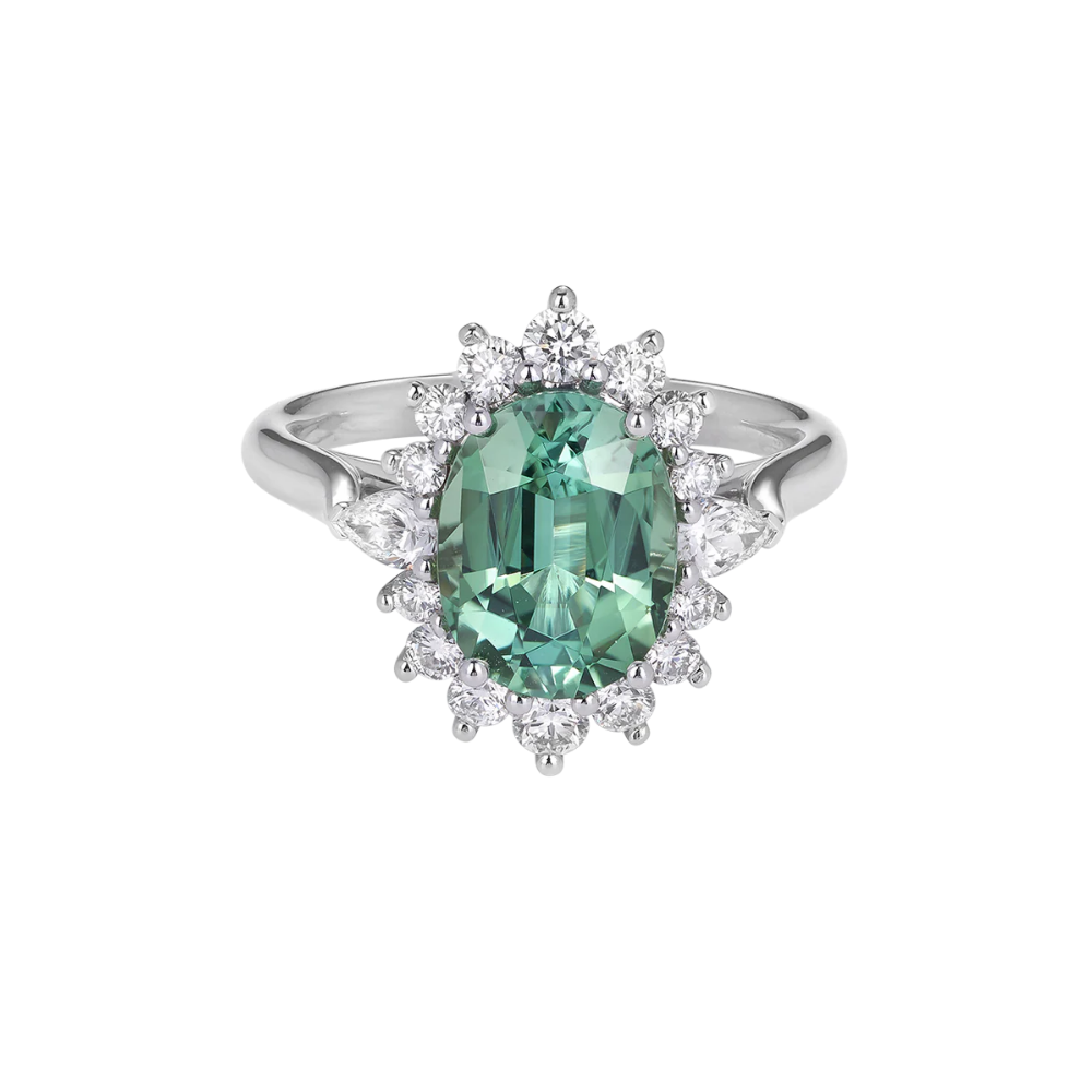 Mint Tourmaline Ring