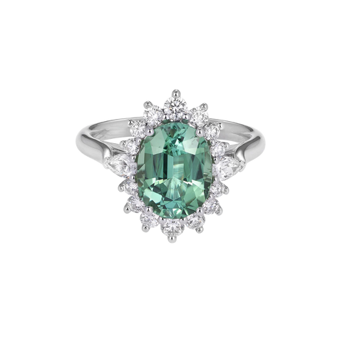 Mint Tourmaline Ring