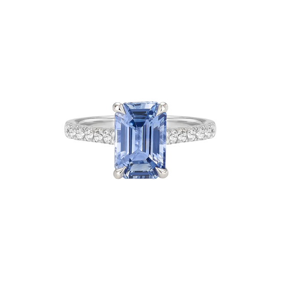 Ceylon Sapphire Engagement Ring