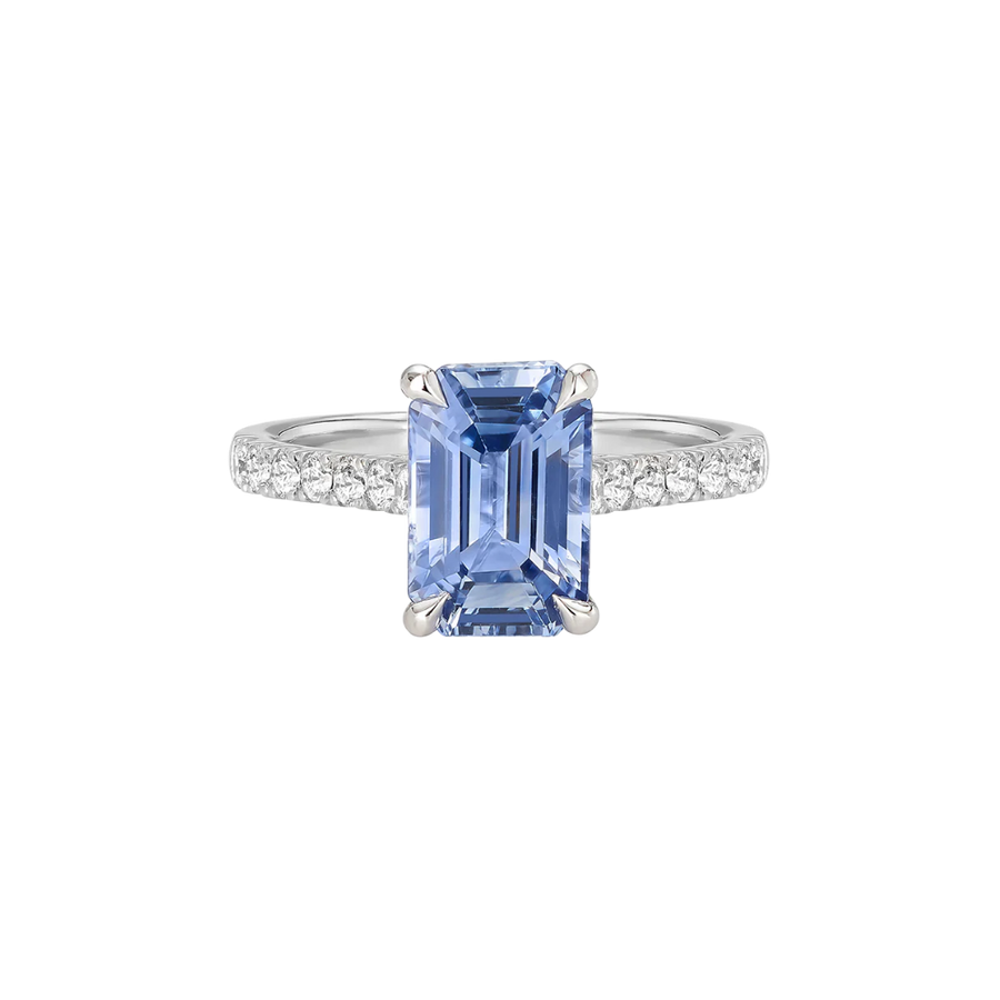 Ceylon Sapphire Engagement Ring