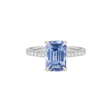 Ceylon Sapphire Engagement Ring