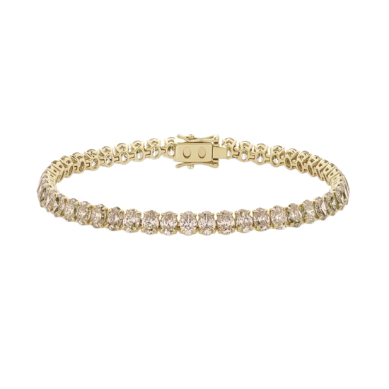 12.09ct Argyle Champagne Diamond Tennis Bracelet