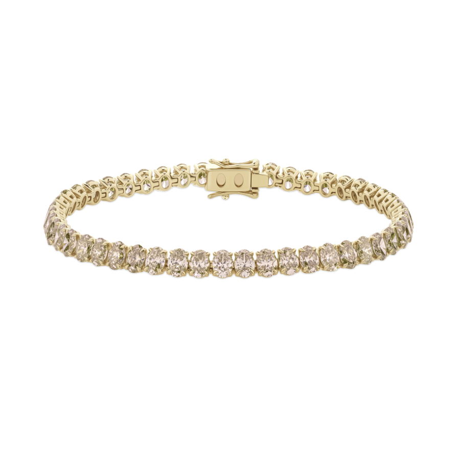 12.09ct Argyle Champagne Diamond Tennis Bracelet