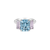 Aquamarine Trilogy Ring
