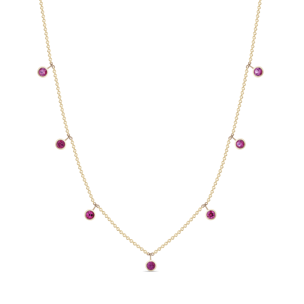 Ruby Drop Necklace