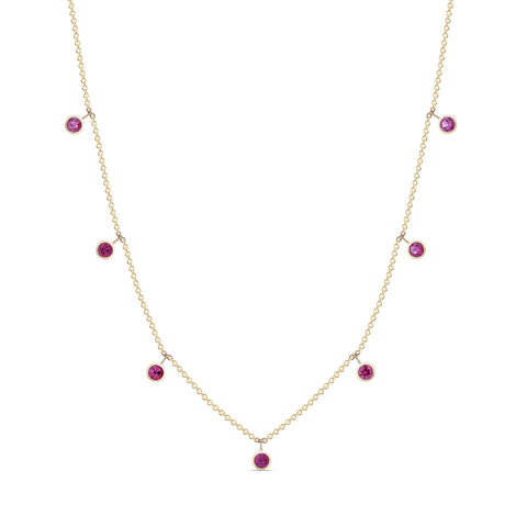 Ruby Drop Necklace