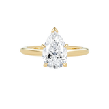 2.25ct Pear Cut Diamond Solitaire