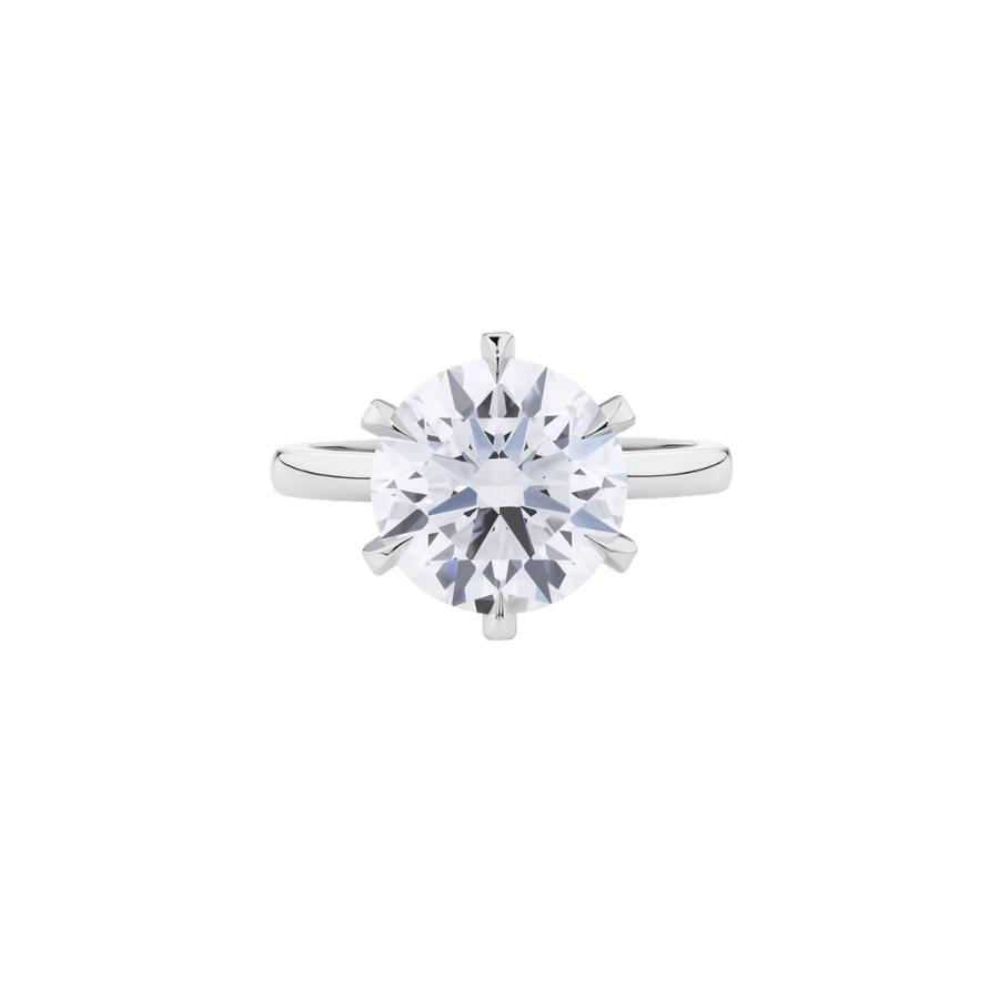 5ct Round Brilliant Cut Diamond Engagement Ring
