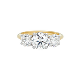 1.5ct Round Brilliant Cut Trilogy Engagement Ring