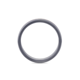 Tantalum Mens Wedding Band with 9ct Rose Gold