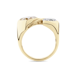 18ct Yellow Gold Two Stone Ring