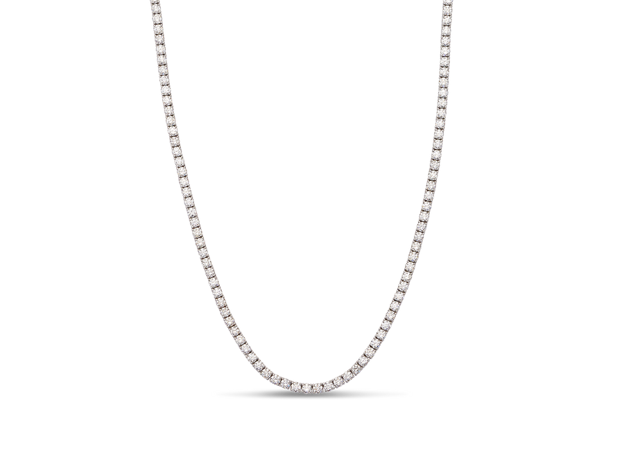 11ct Diamond Tennis Necklace in 18ct Gold