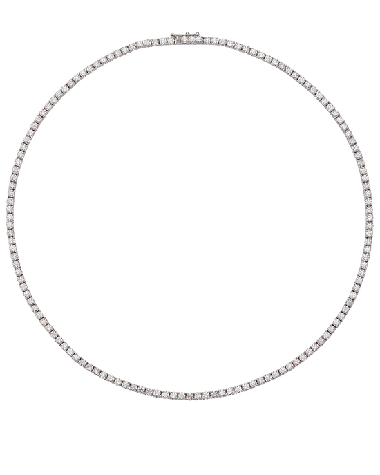 11ct Diamond Tennis Necklace in 18ct Gold