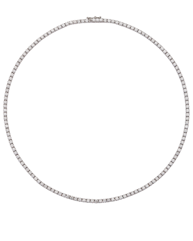 Diamond Tennis Necklace | Moyen