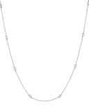 Diamond Station Chain Necklace