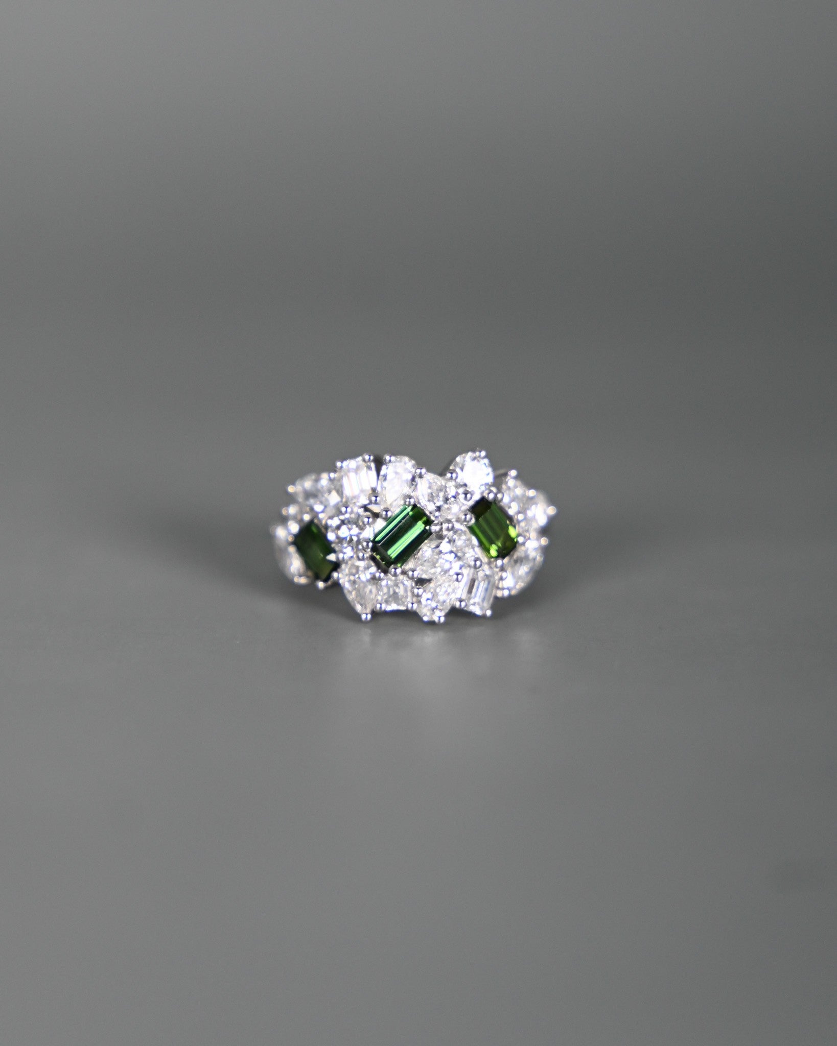 Tourmaline and Diamond Signature Cluster