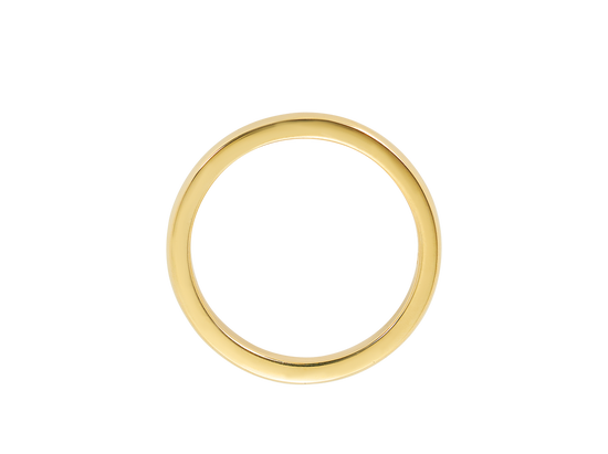 W.25 | Classic Plain Wedding Band in 18ct Gold